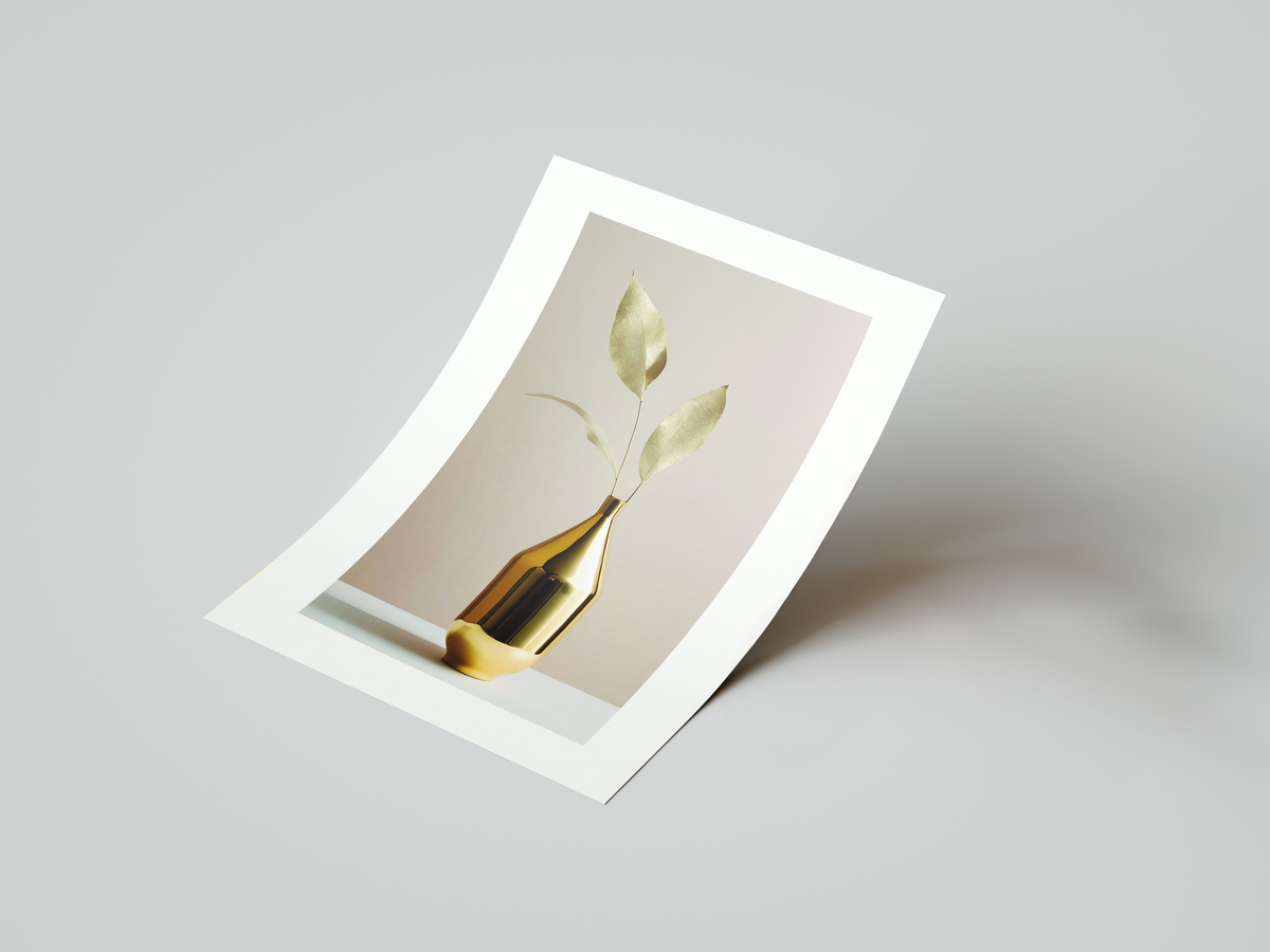 Golden Bloom Art Print