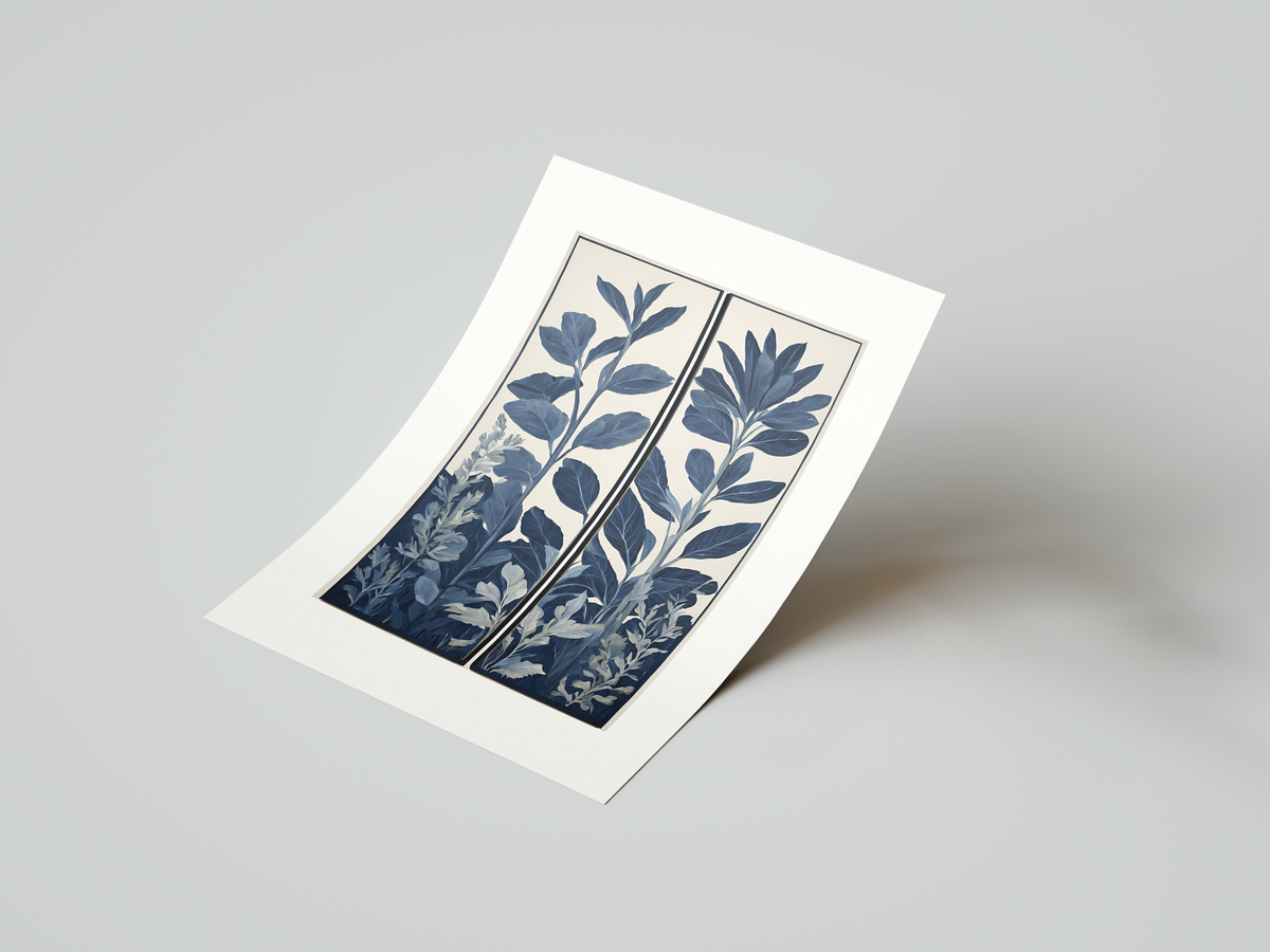 Indigo Botanical Art Print