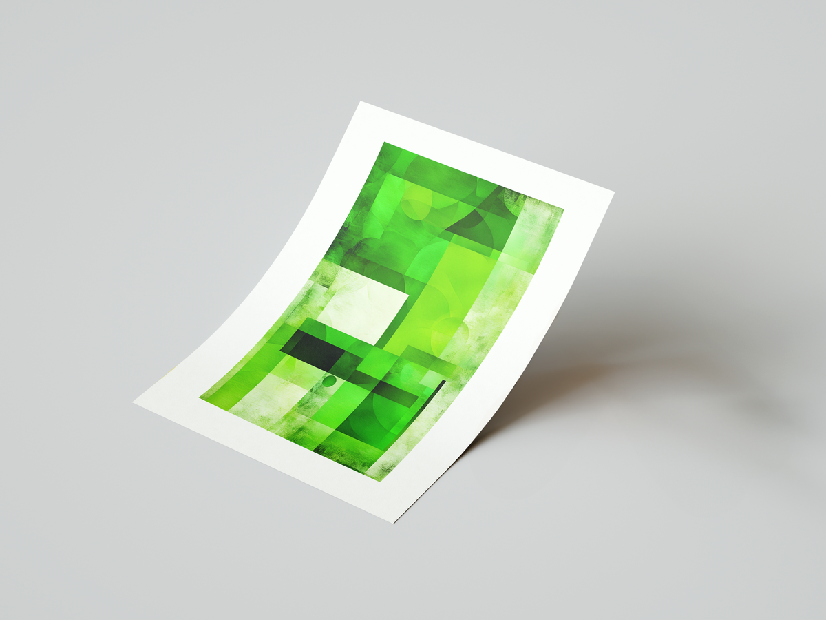 Emerald Symphony Art Print