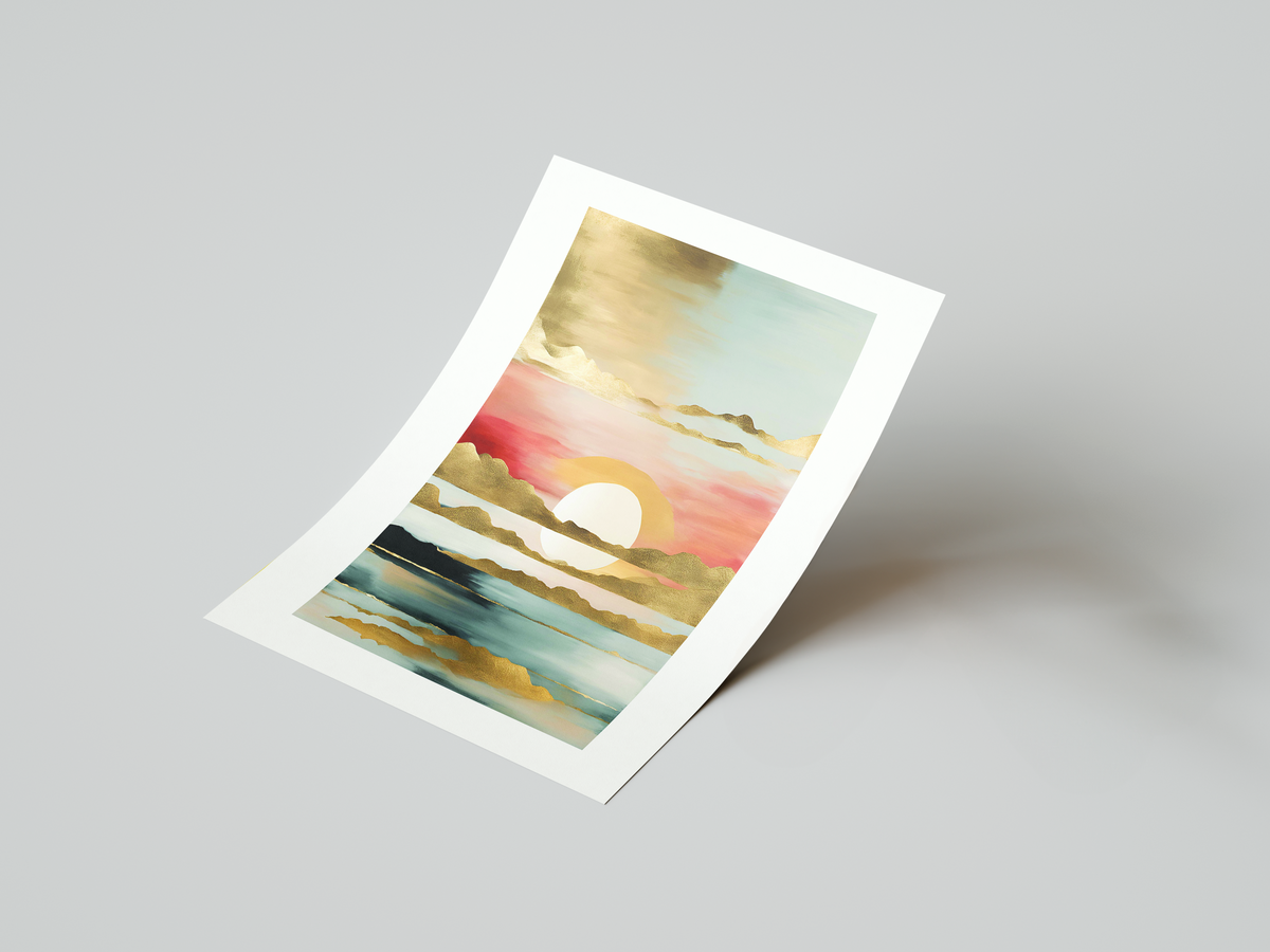 Golden Horizon Art Print