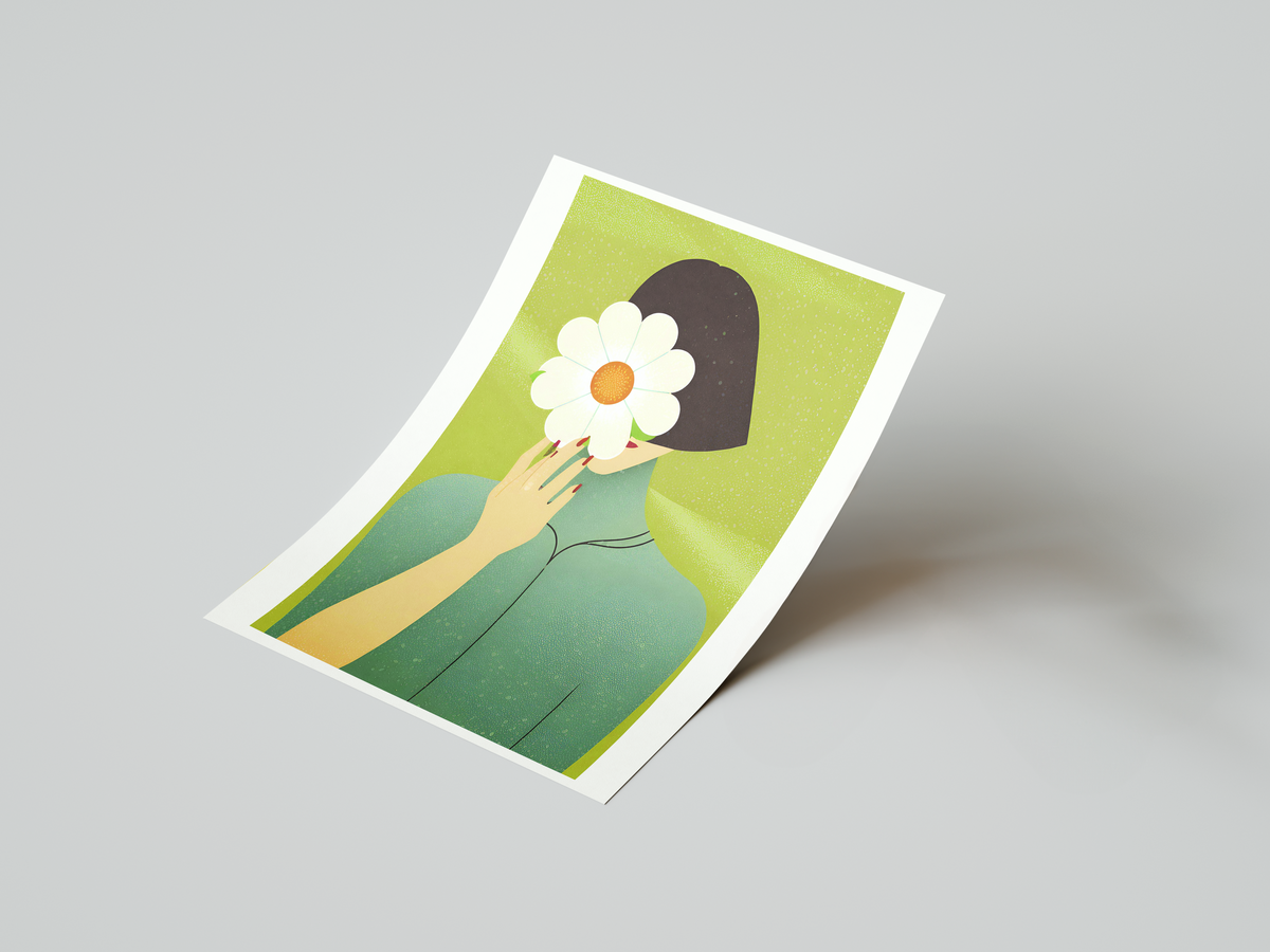 Blossom in Silence Art Print
