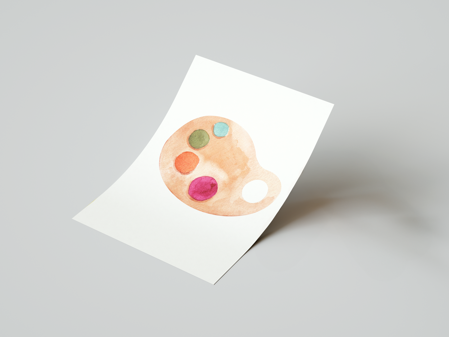 Artist’s Palette Watercolour Art Print
