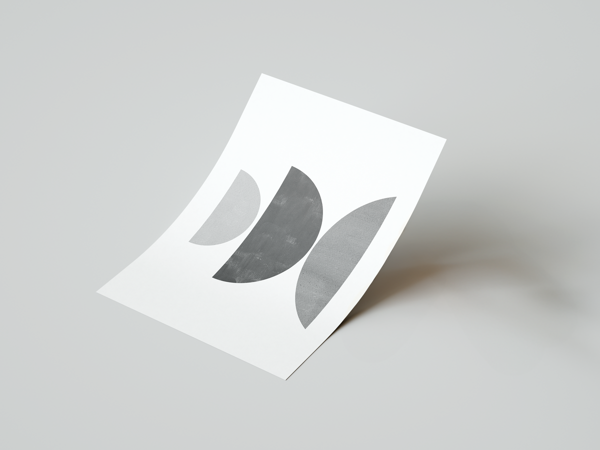 Grey Scale Art Print