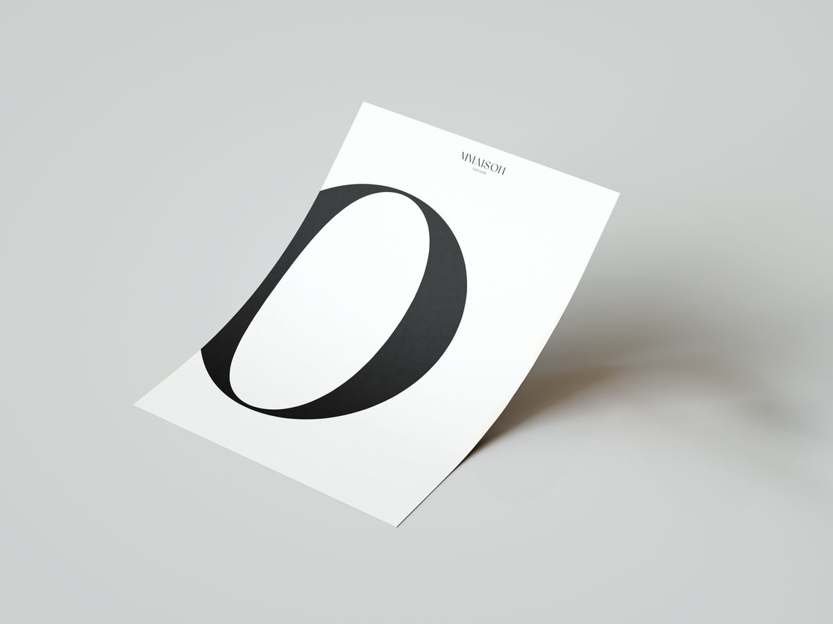 Letter "O" Print