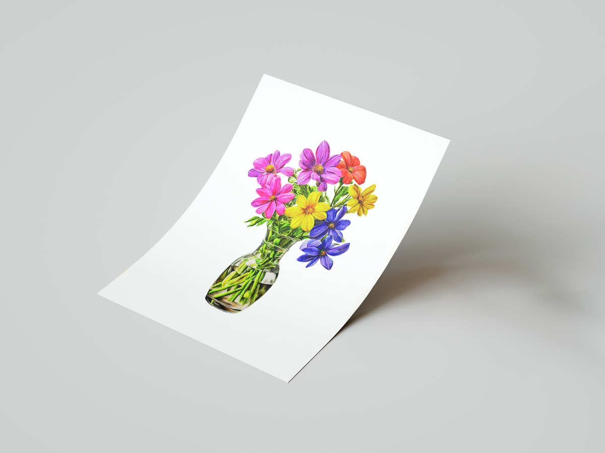 Burst of Blooms Art Print