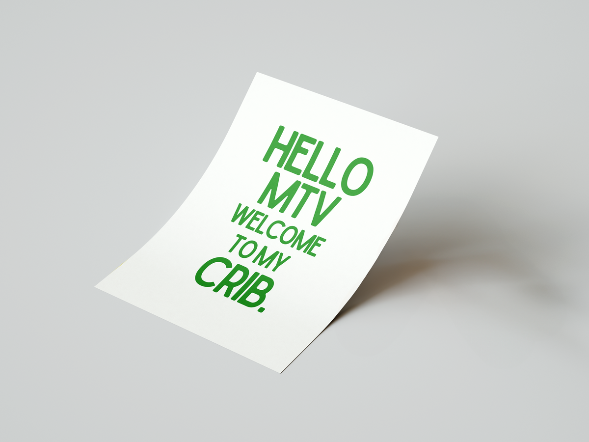 Hello MTV Print