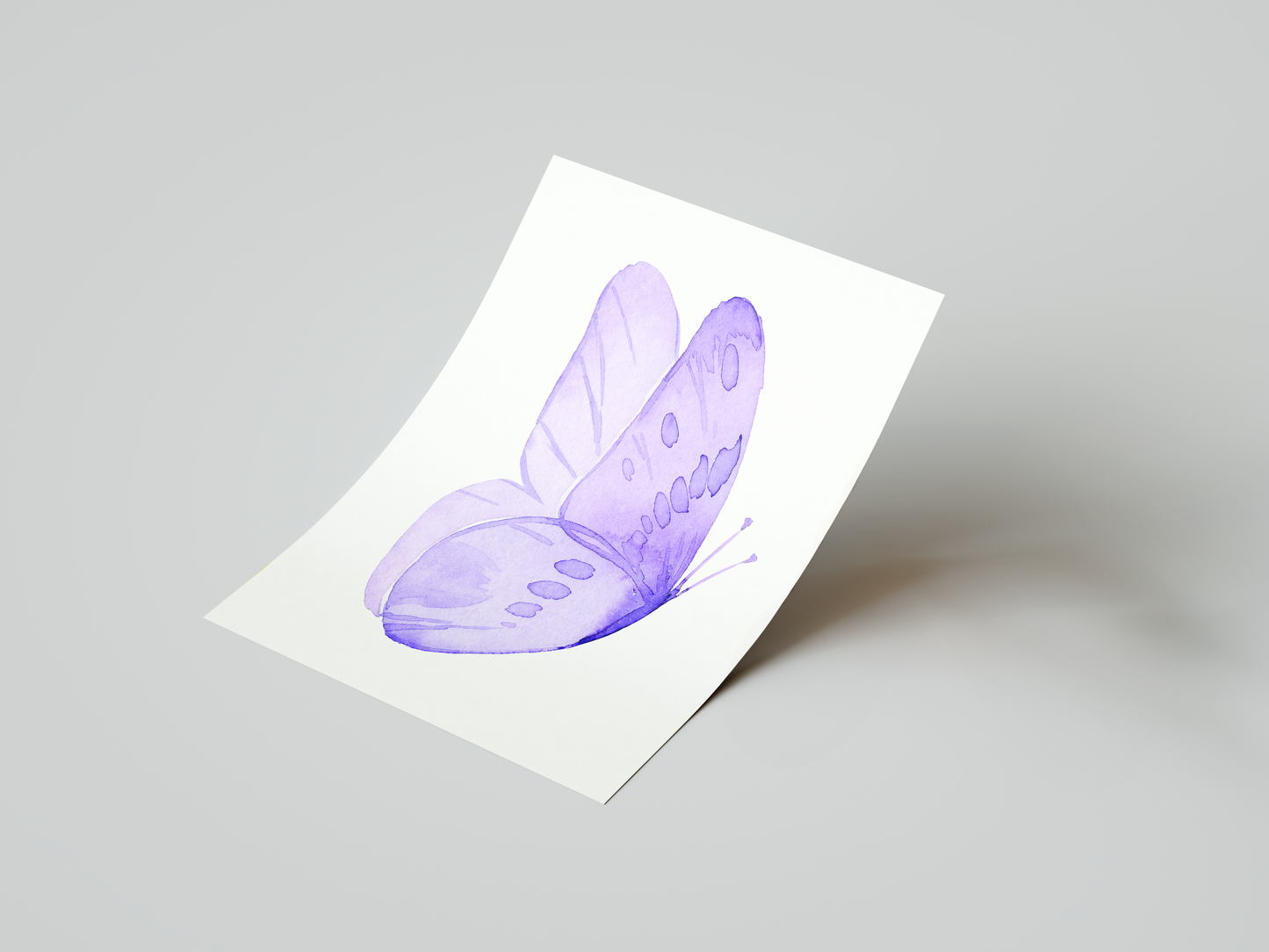 Purple Butterfly Art Print