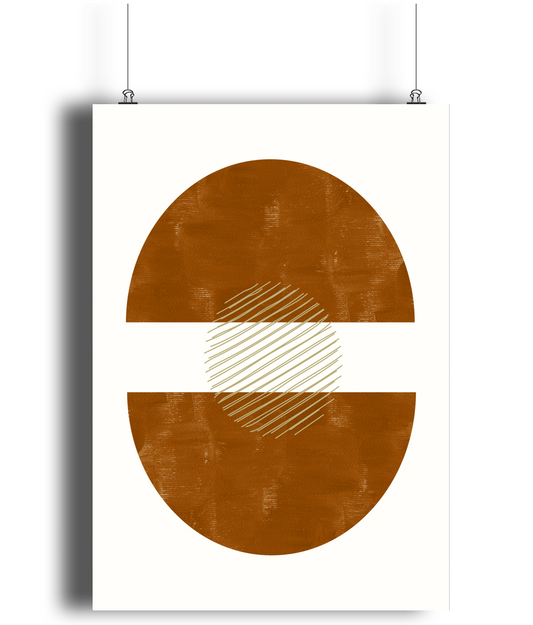 Brown Eclipse Art Print