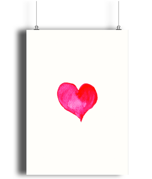 Crimson Love Art Print