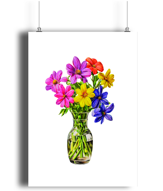 Burst of Blooms Art Print