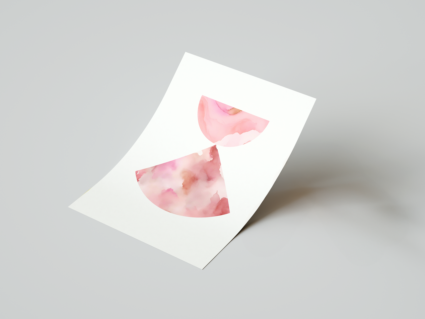 Blush Geometry Art Print