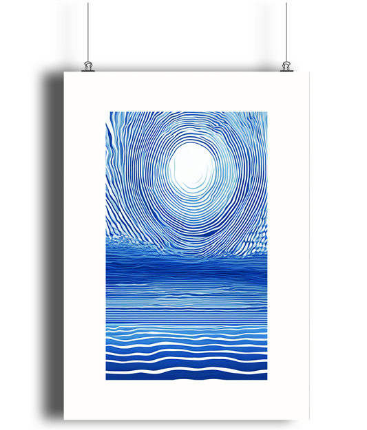 Blue Depths Art Print