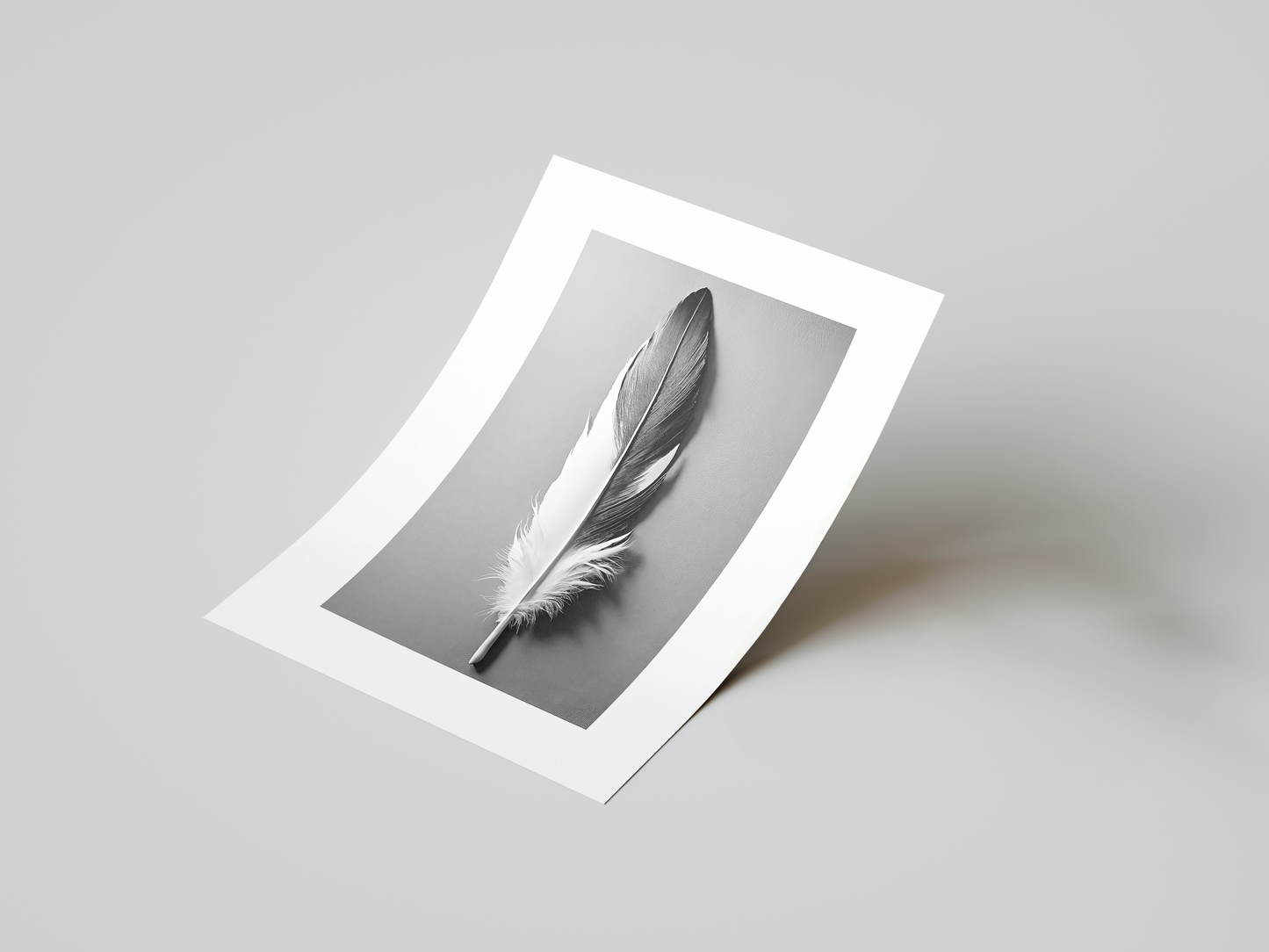 Duality: Feather Art Print