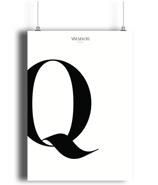 Letter "Q" Print