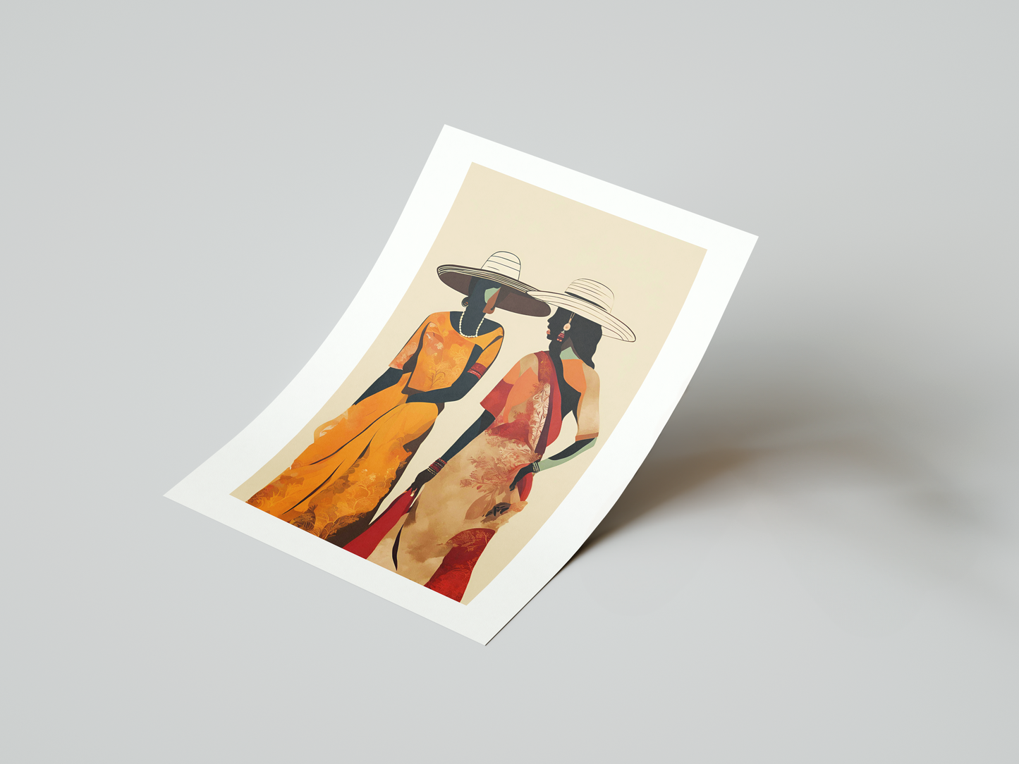 The Two Women 3 Art Print