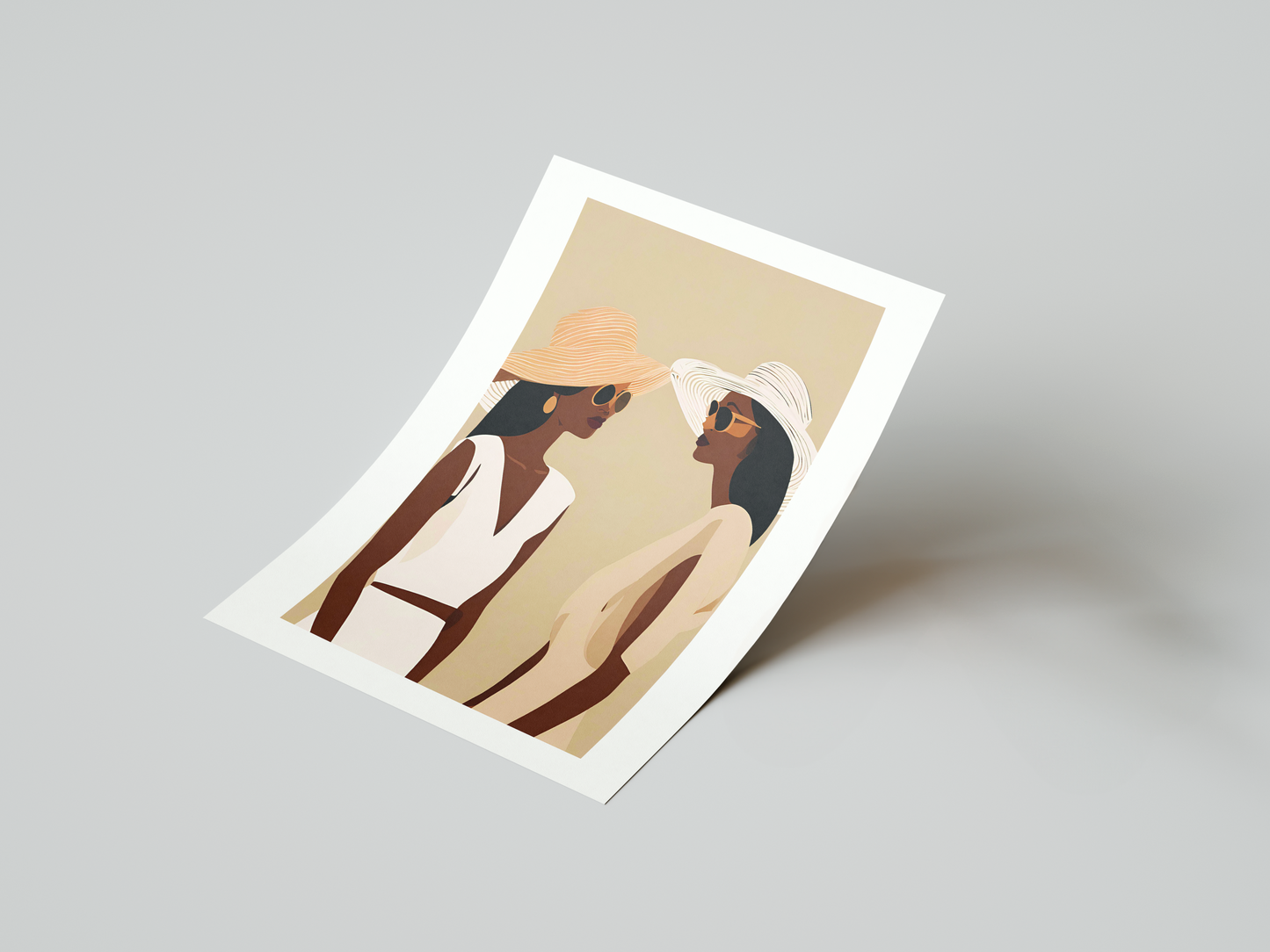 The Two Women Art Print