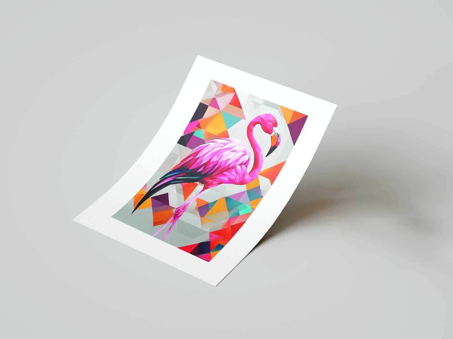 The Flamingo Art Print