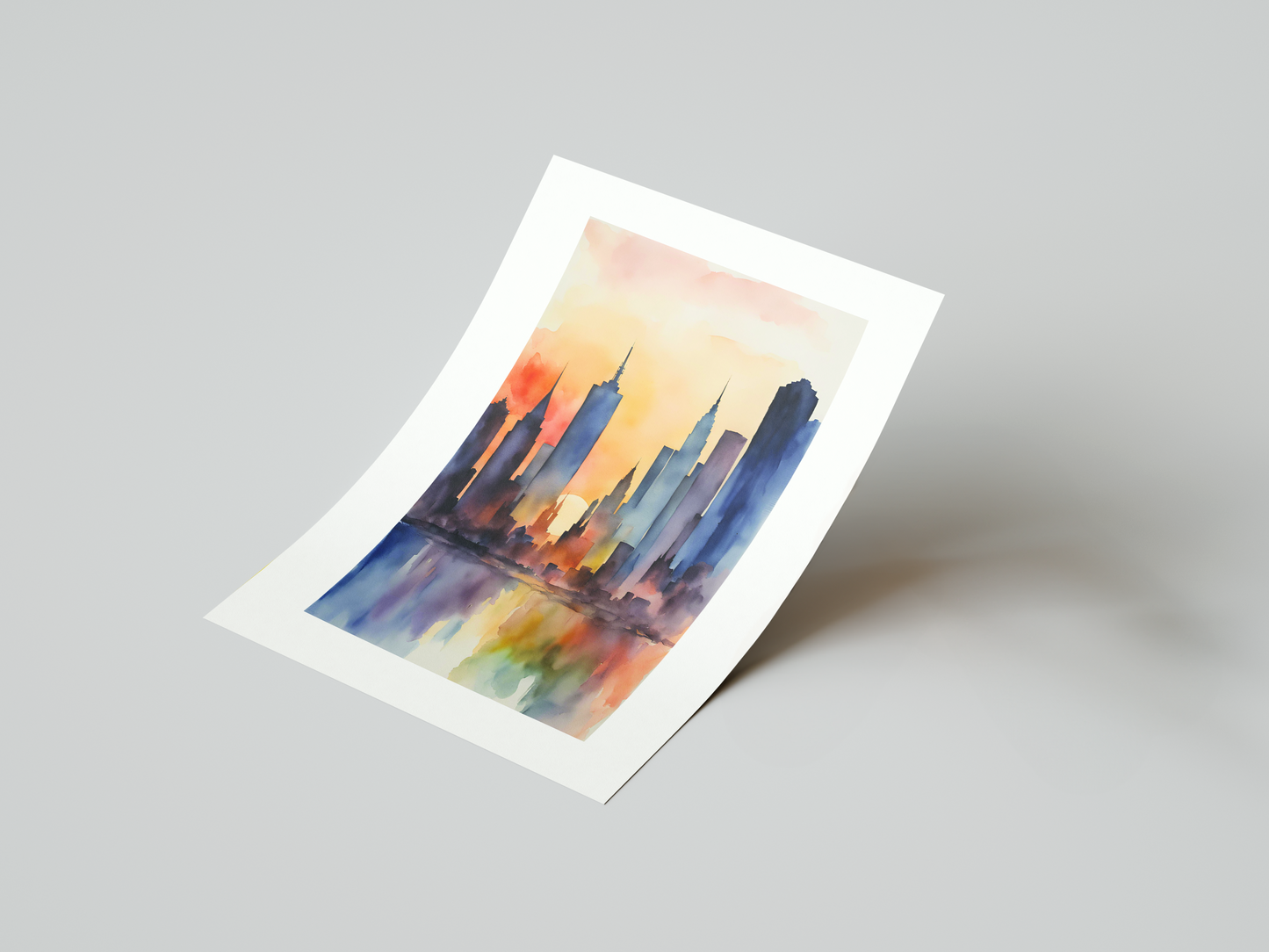 City Lights Art Print 2