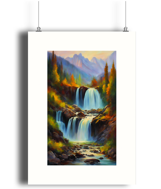 Serenity Falls Art Print