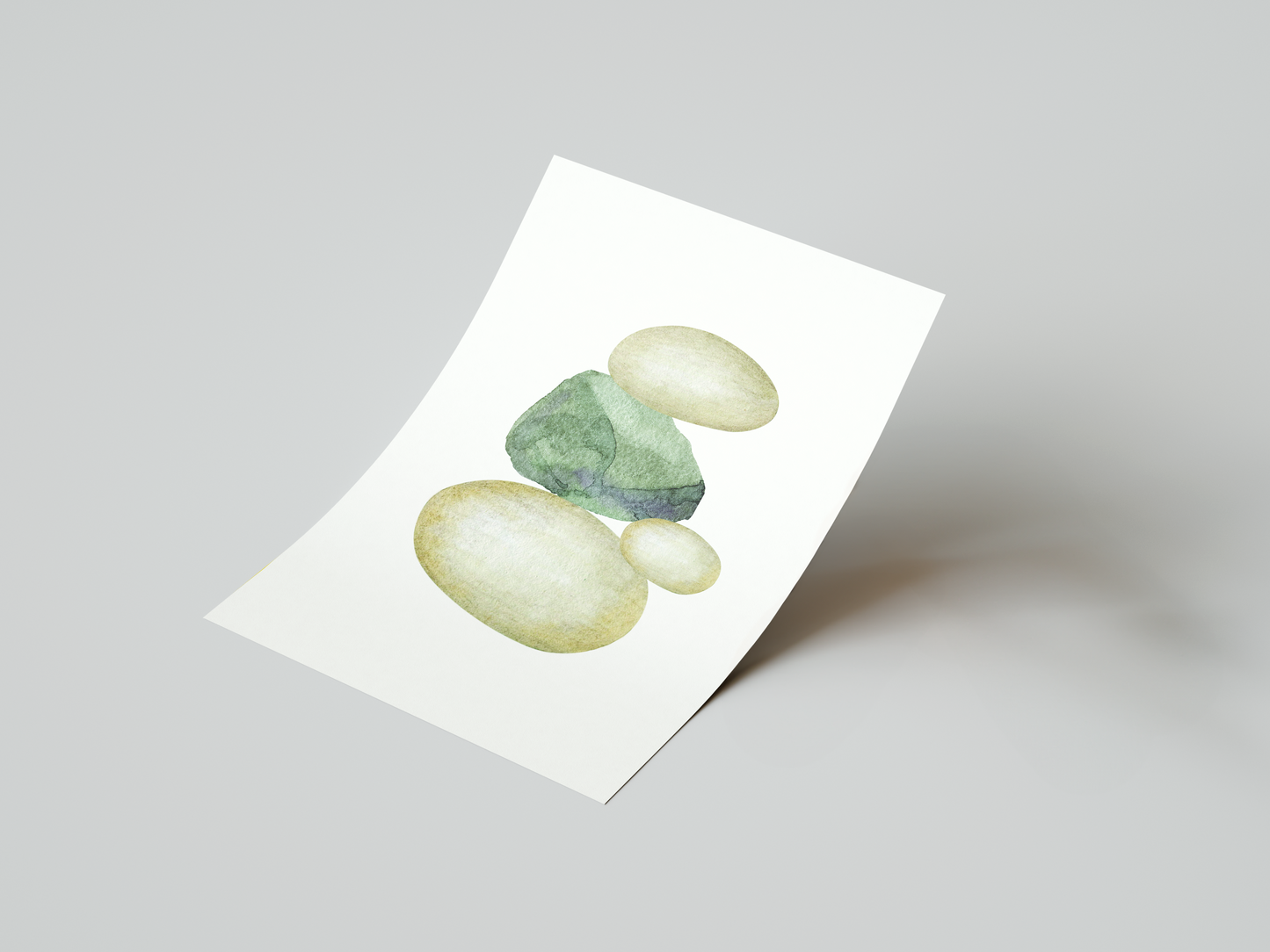 Balanced Stones Art Print