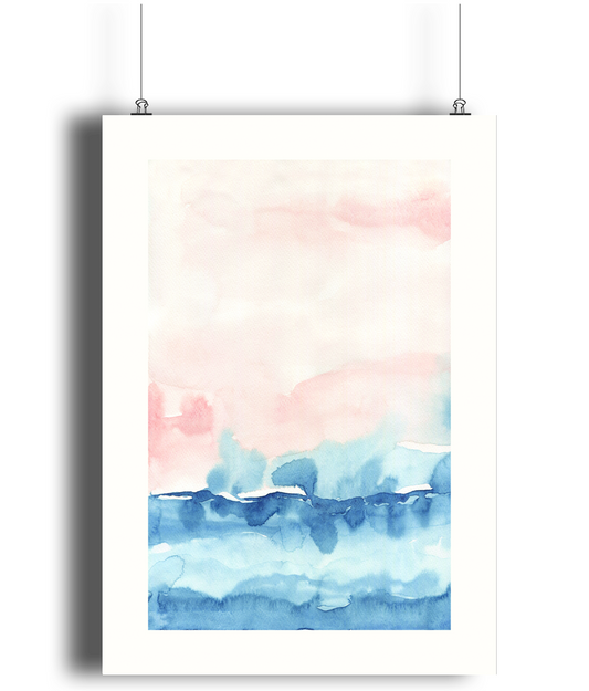 Serene Horizon Art Print