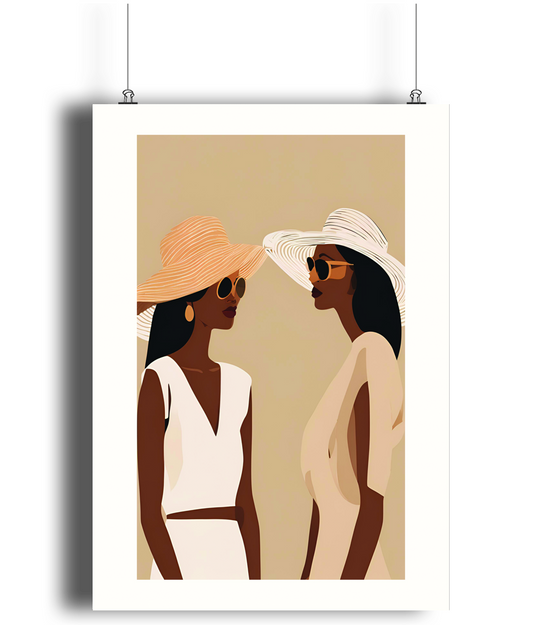 The Two Women Art Print