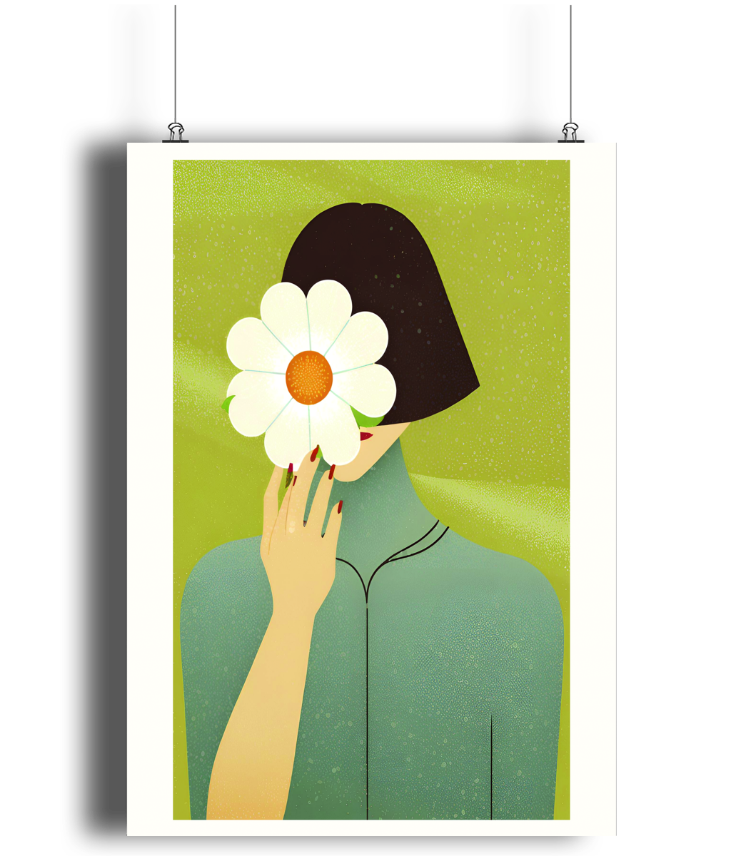 Blossom in Silence Art Print