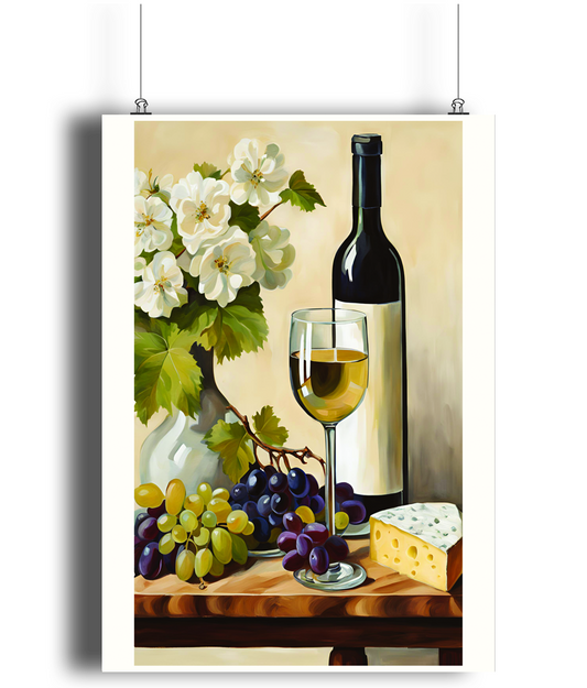 Wine & Dine Art Print 2