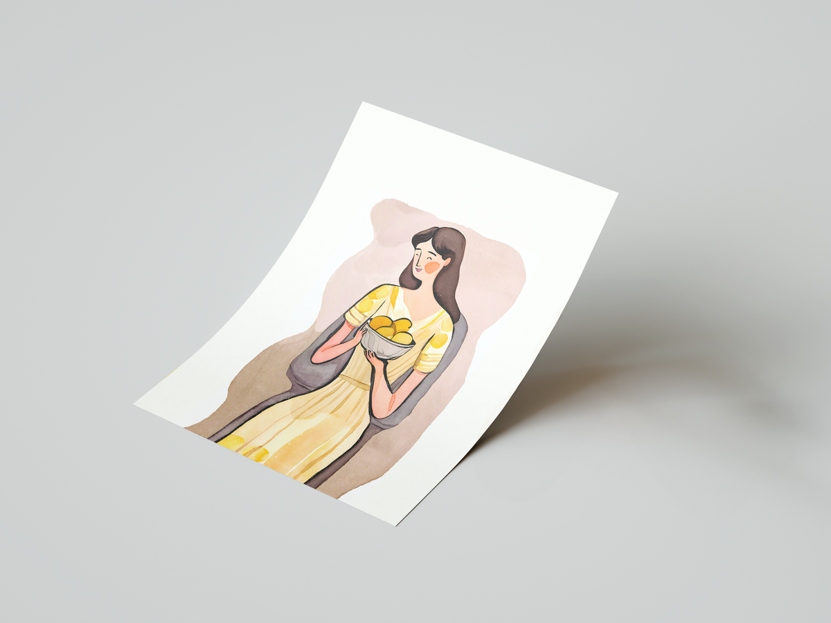 Citrus Charm Art Print