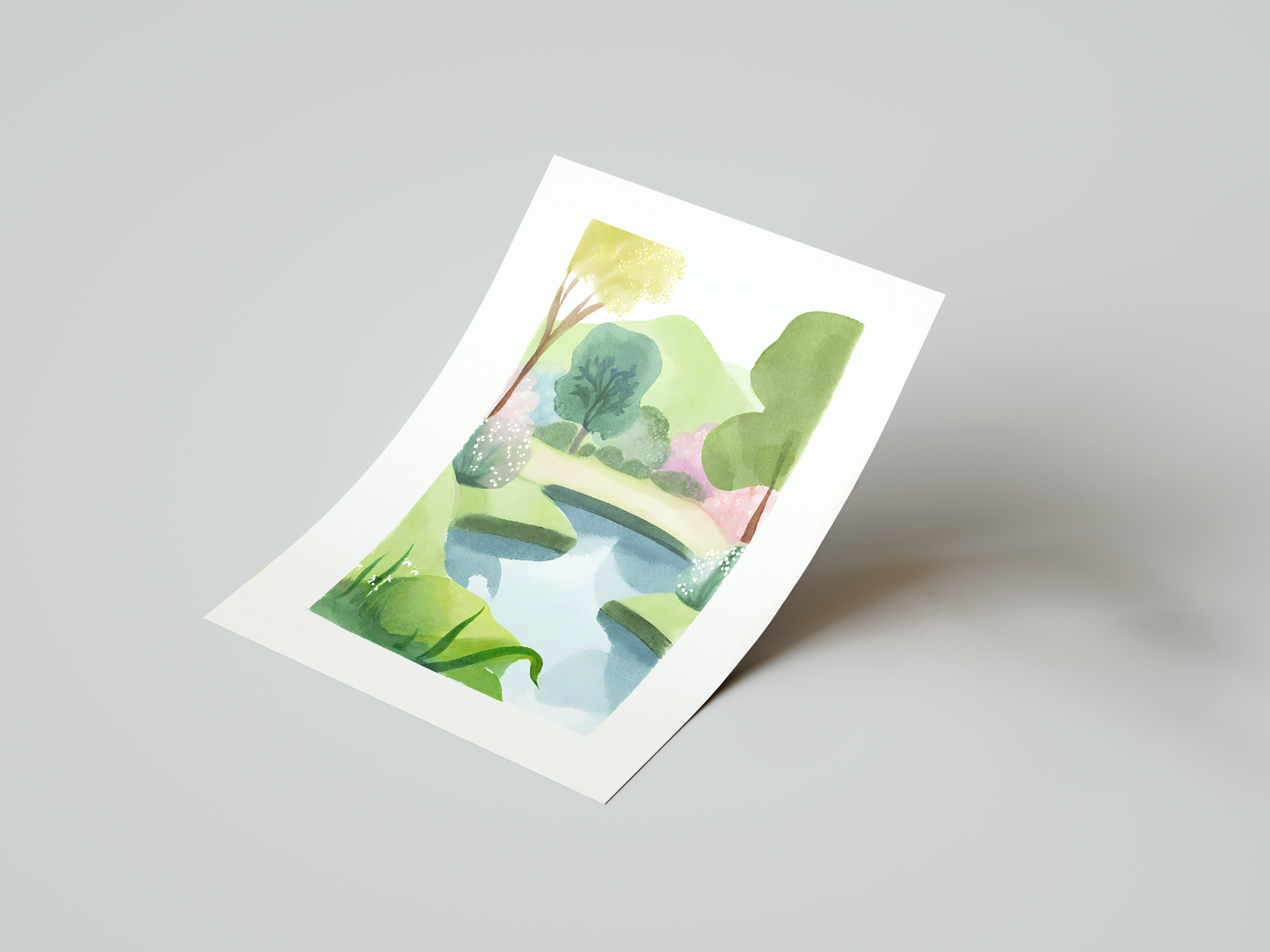 Tranquil Garden Art Print