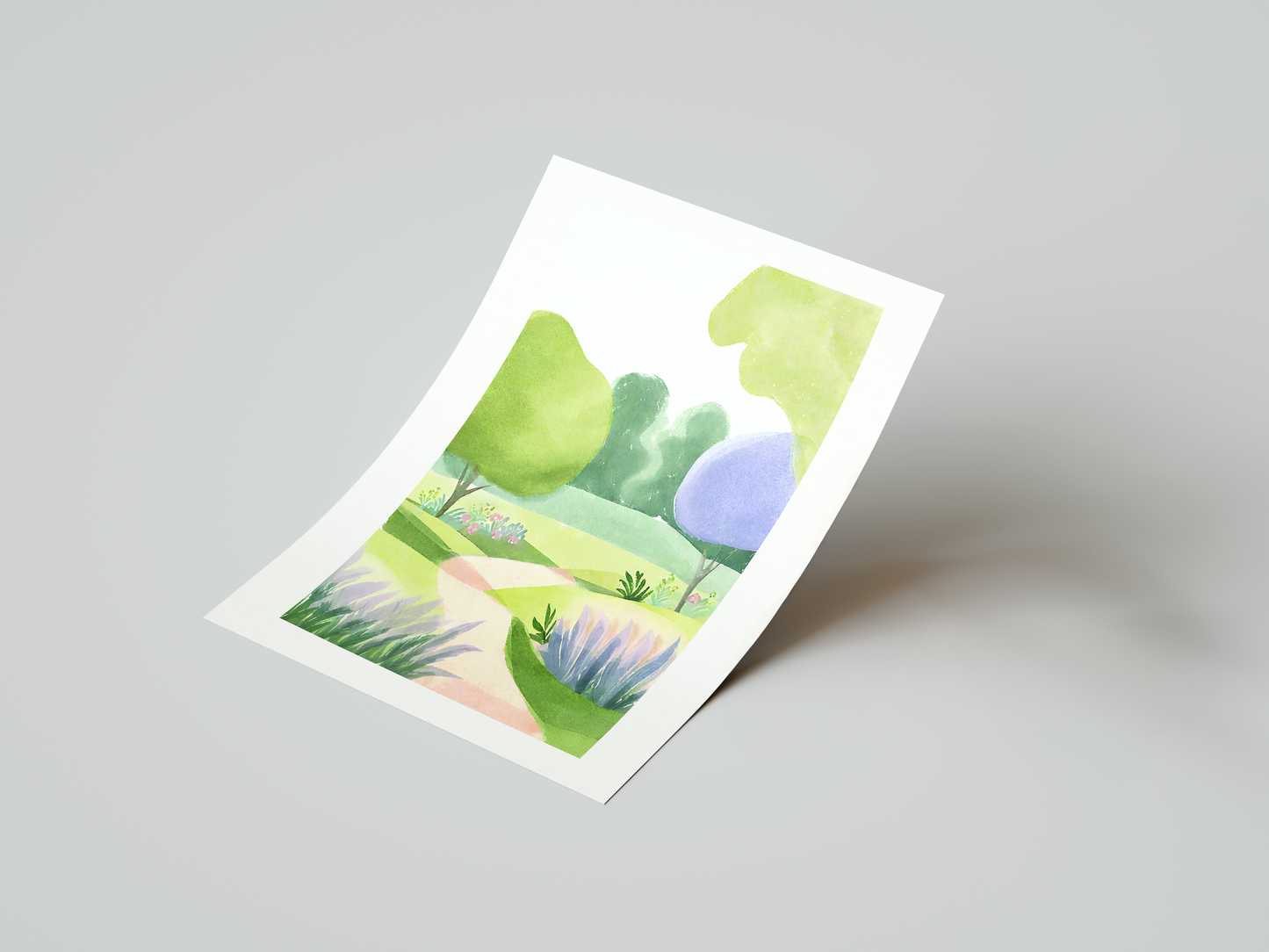 Tranquil Garden Art Print 2