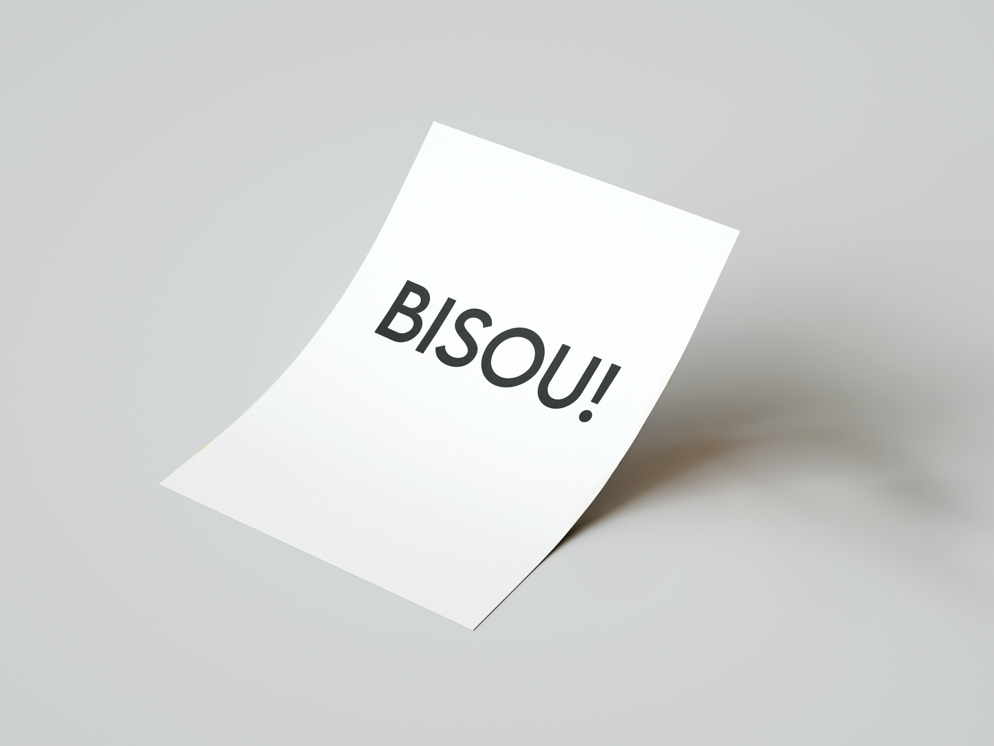 Bisou! Print