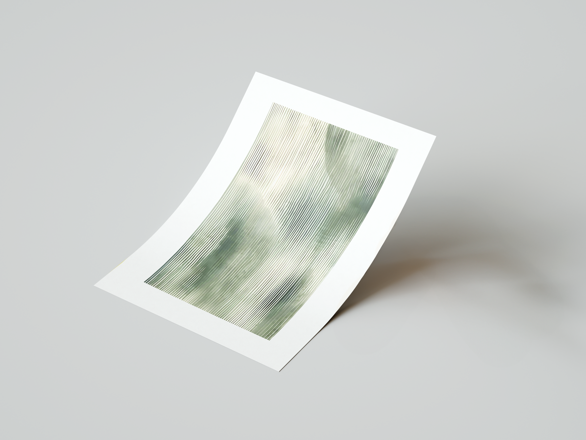 Misty Greens Print