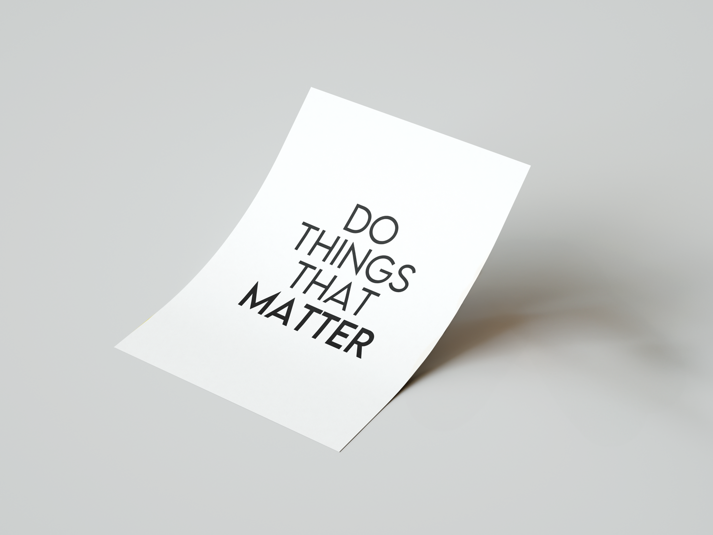 Things That Matter Print