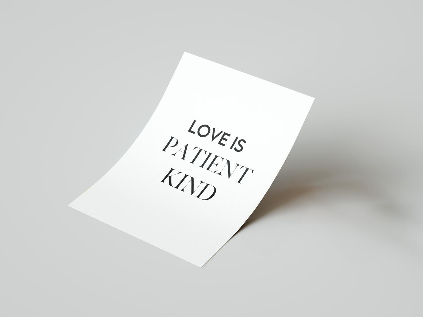 Love is Patient, Kind Print