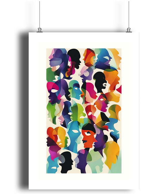 Vibrant Voices Art Print