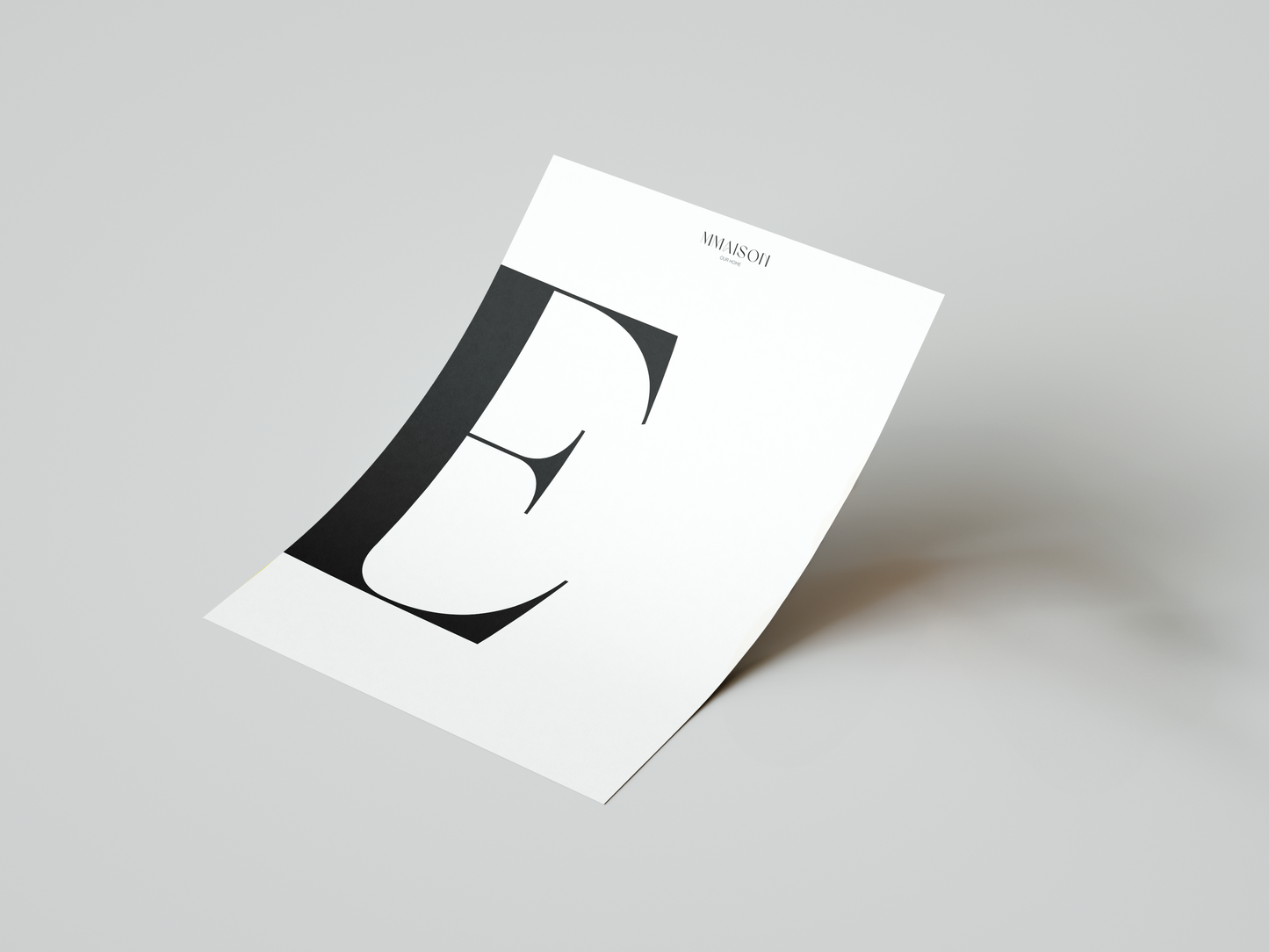 Letter "E" Print