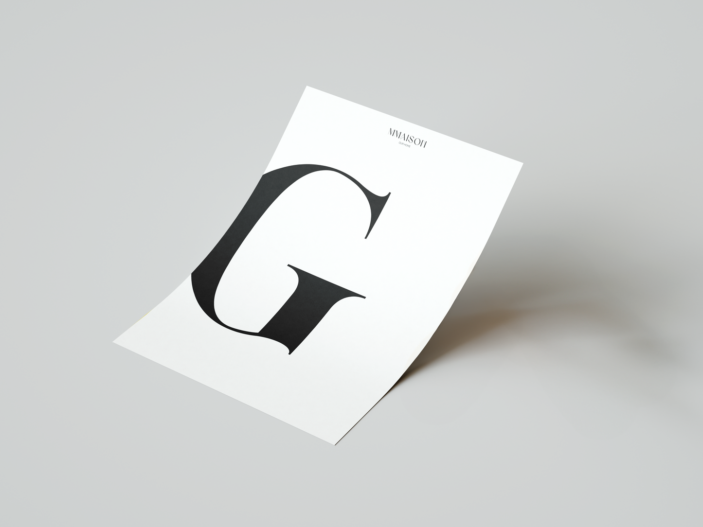 Letter "G" Print