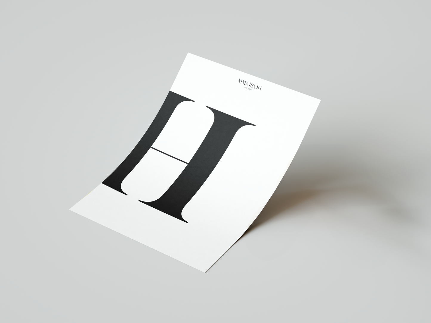 Letter "H" Print