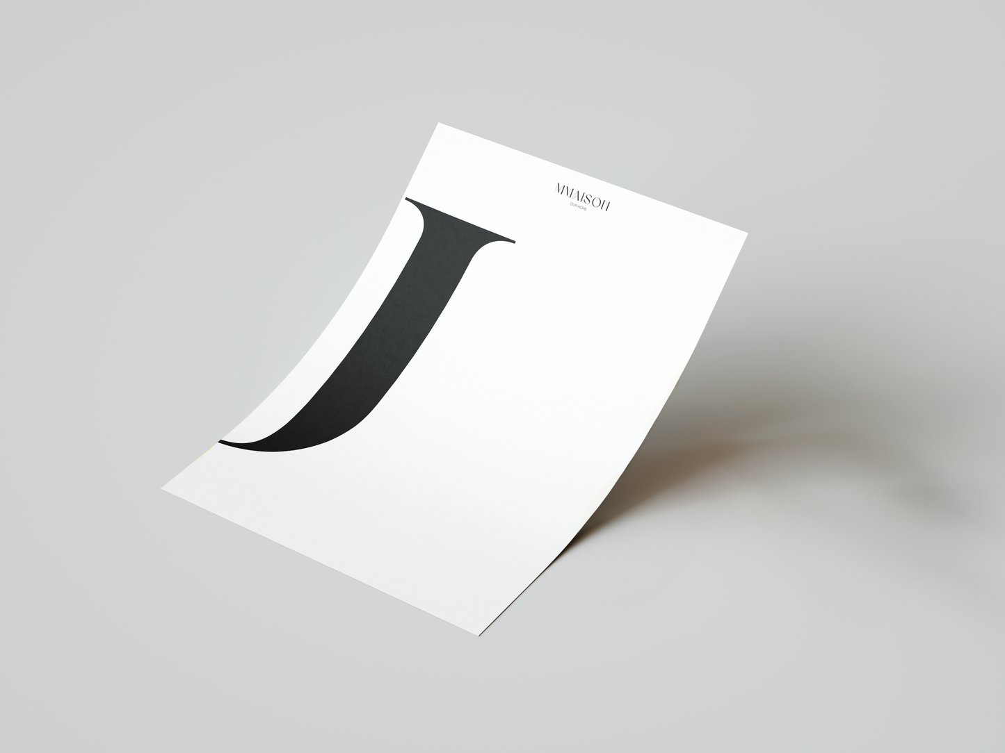 Letter "J" Print