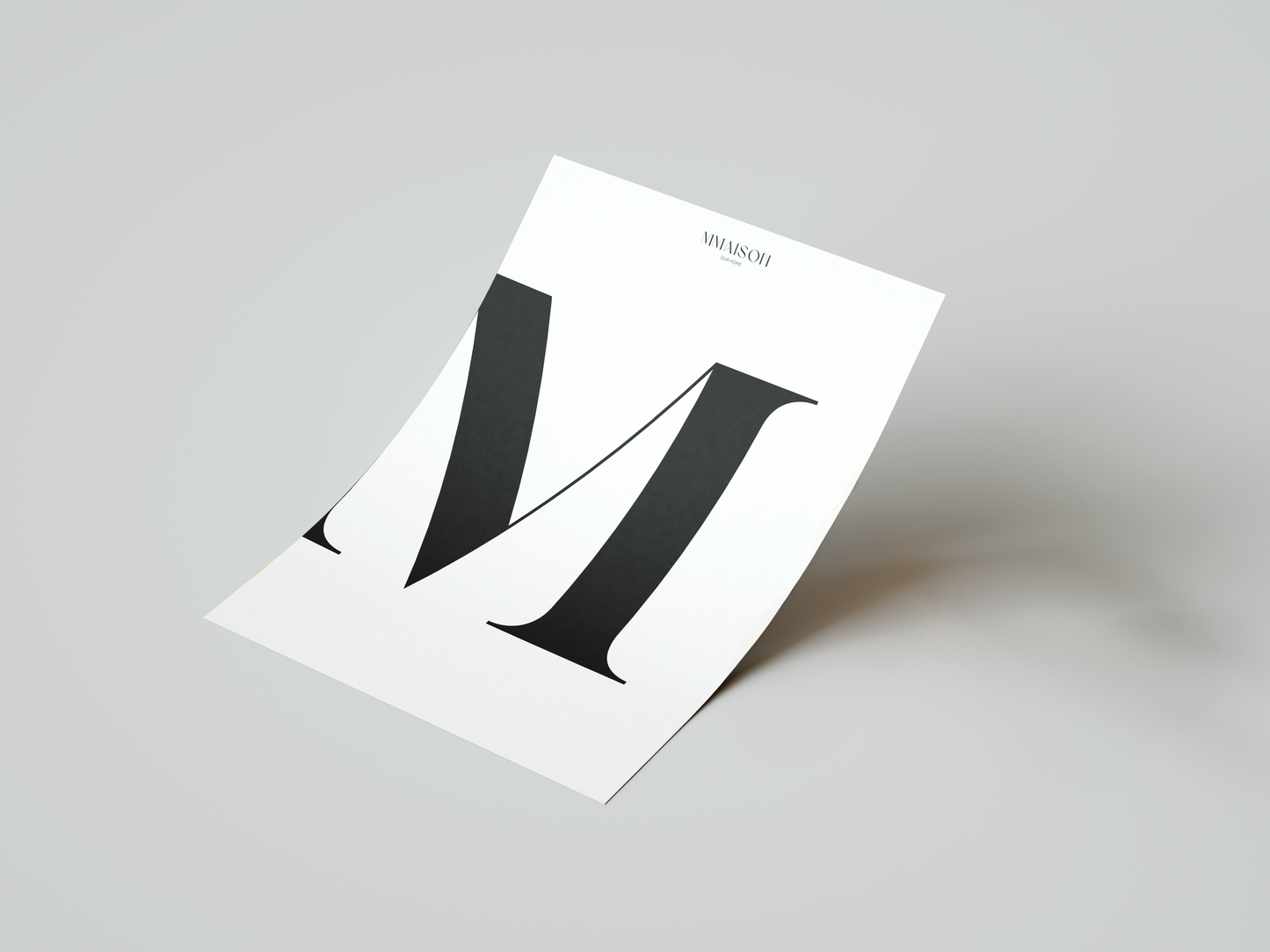 Letter "M" Print