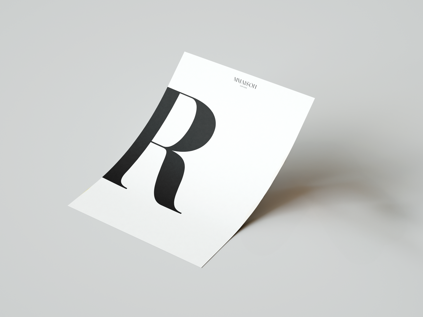 Letter "R" Print