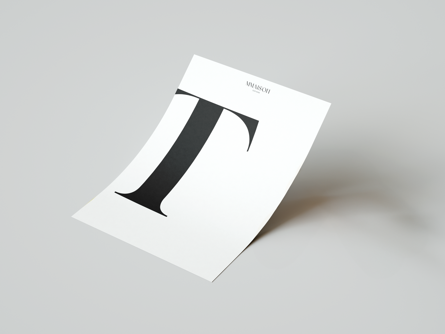 Letter "T" Print