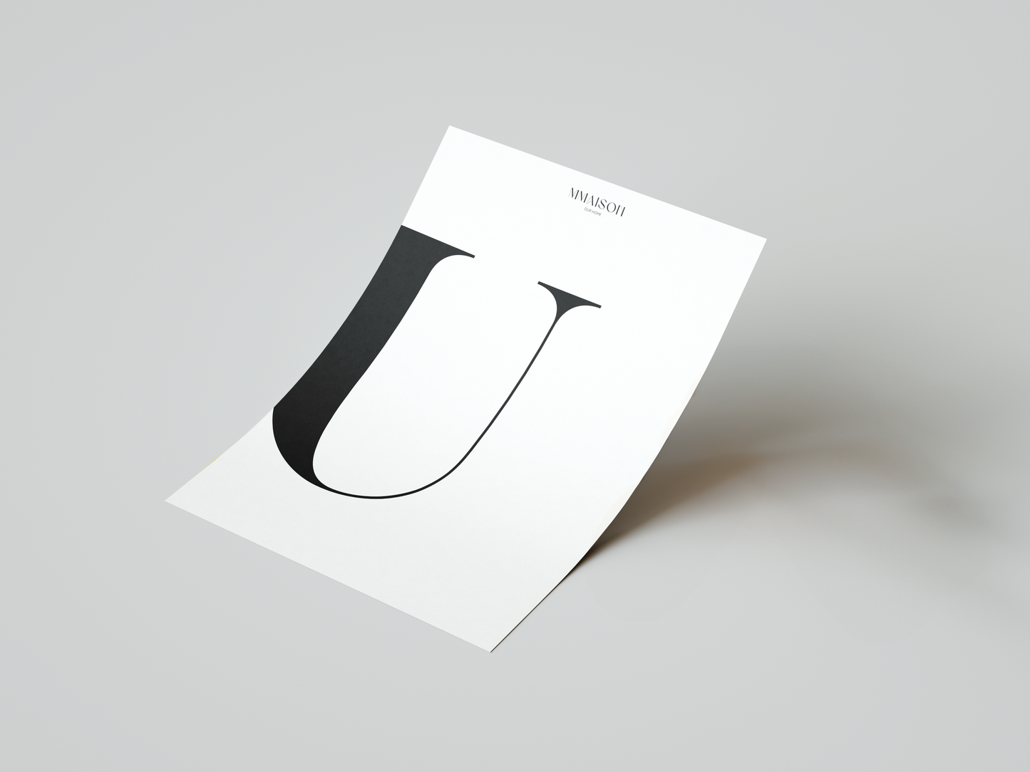 Letter "U" Print