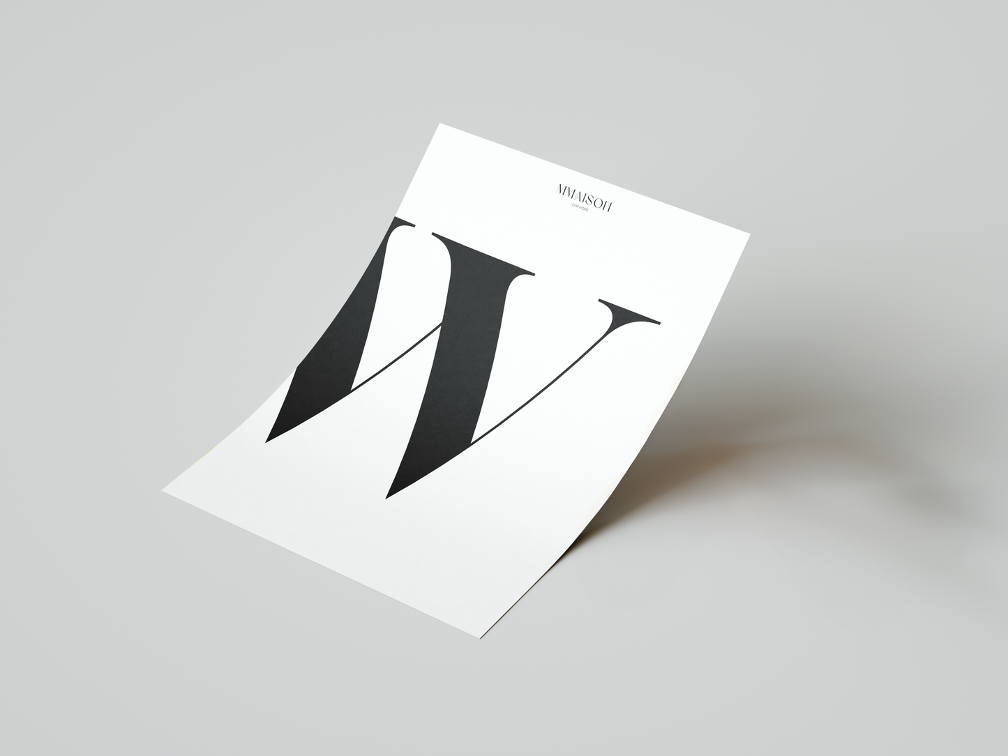 Letter "W" Print