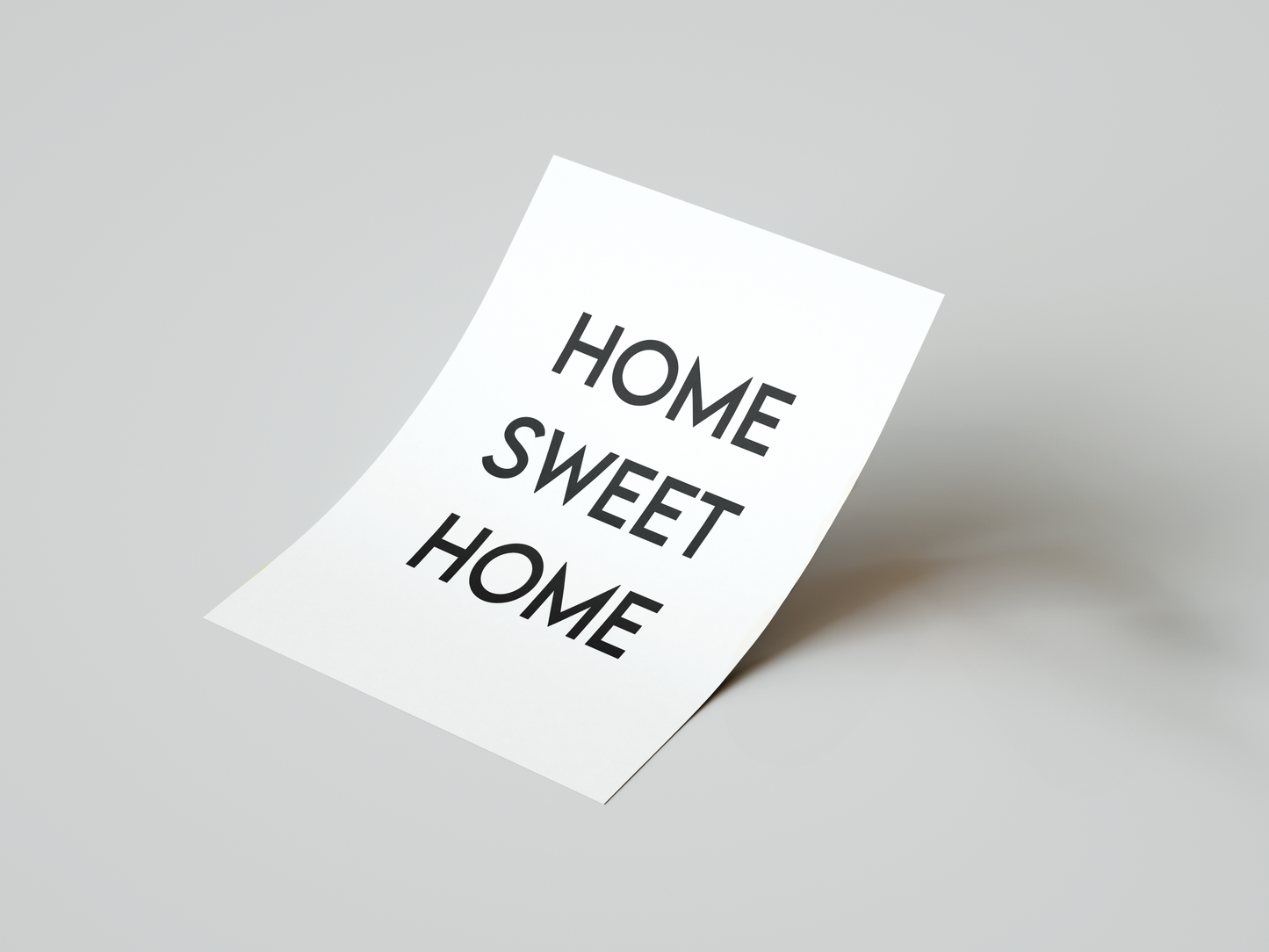 Sweet Home Print