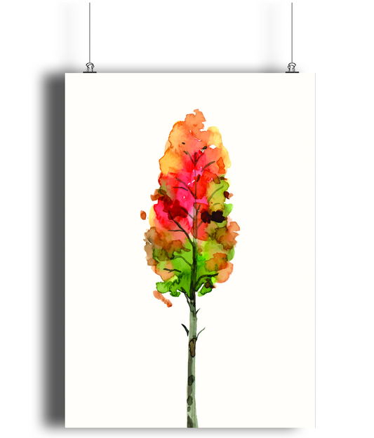 Autumn Tree Art Print