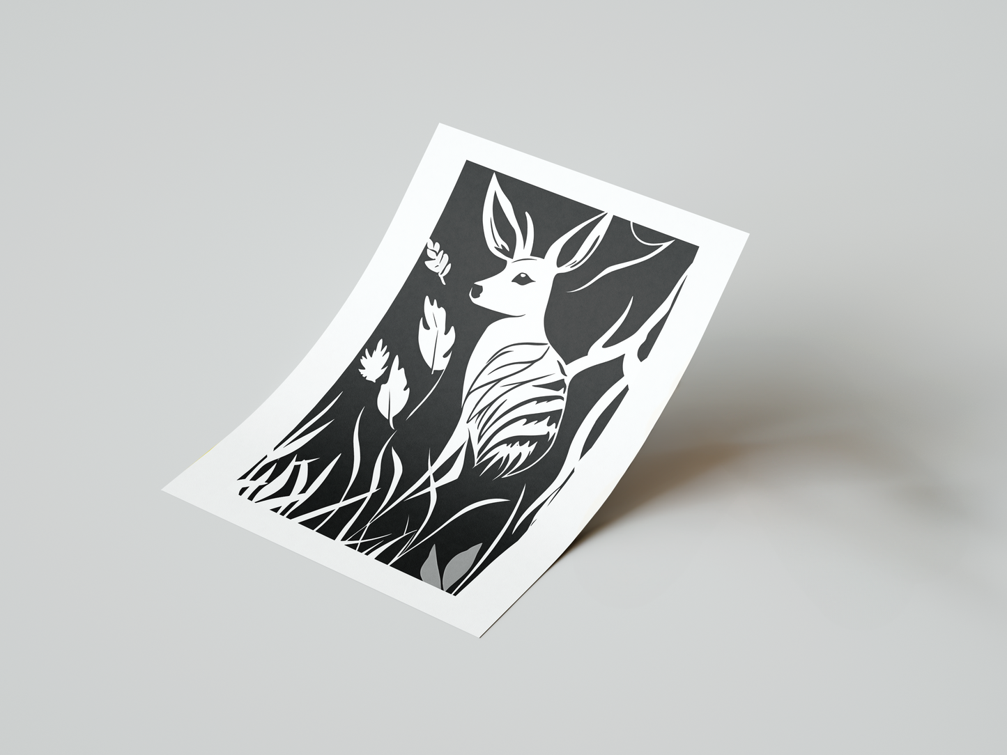 Animal Silhouette Art Print 2