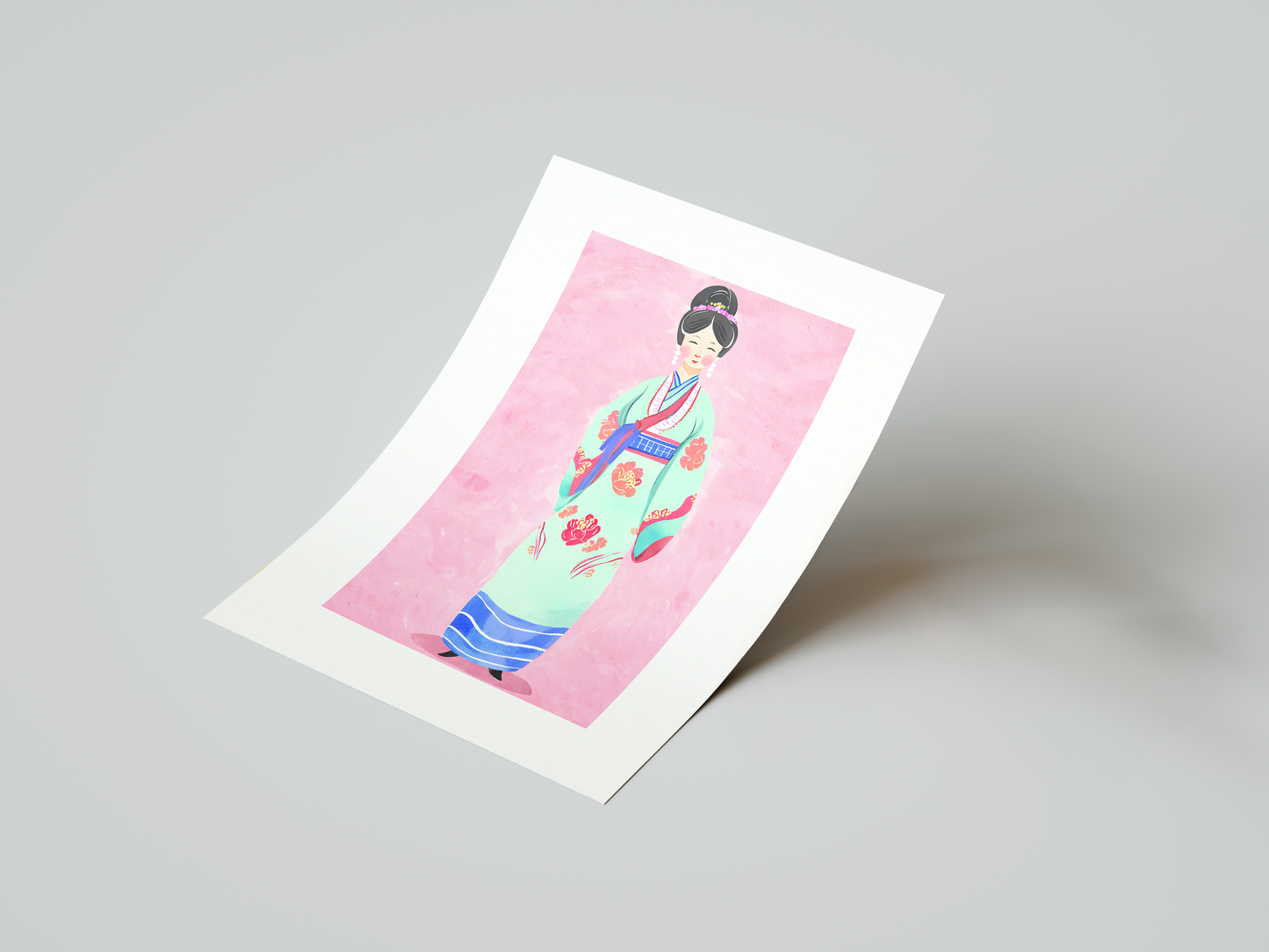 Traditional Hanbok Art Print