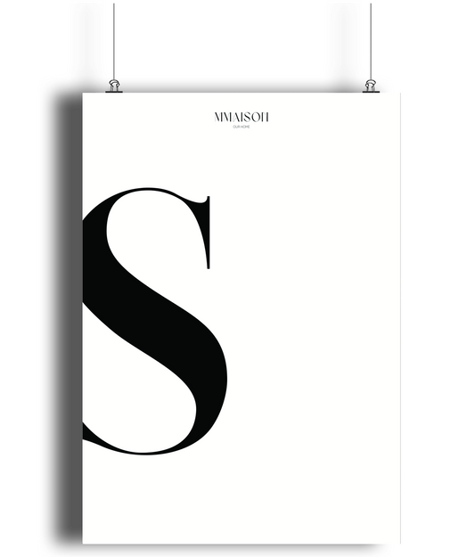 Letter "S" Print